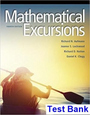test bank for mathematical excursions 4th edition by aufmann ibsn 9781305965584
