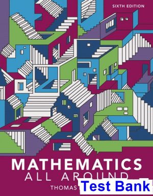test bank for mathematics all around 6th edition by pirnot ibsn 9780134800165