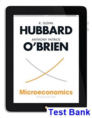 test bank for microeconomics 4th edition by hubbard