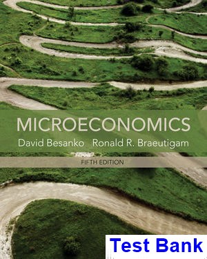 test bank for microeconomics 5th edition by besanko