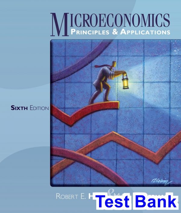 test bank for microeconomics principles and applications 6th edition by hall