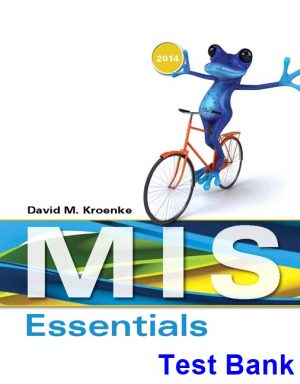 test bank for mis essentials 4th edition by kroenke