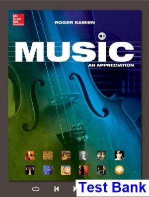 test bank for music an appreciation 11th edition by kamien