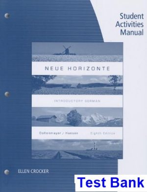 test bank for neue horizonte 8th edition by dollenmayer