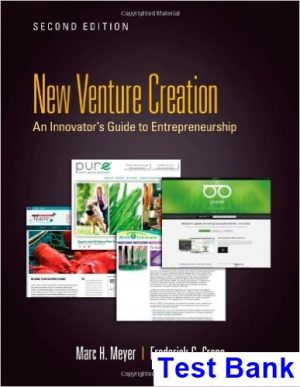 test bank for new venture creation 2nd edition by meyer