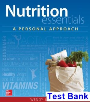 test bank for nutrition essentials a personal approach 1st edition by schiff