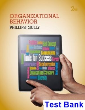 test bank for organizational behavior tools for success 2nd edition by phillips