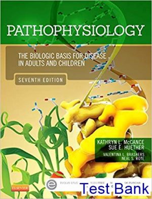 test bank for pathophysiology the biologic basis for disease in adults and children 7th edition by mccance