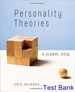 test bank for personality theories a global view 1st edition by shiraev ibsn 9781452268576