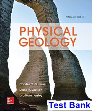 test bank for physical geology 15th edition by plummer