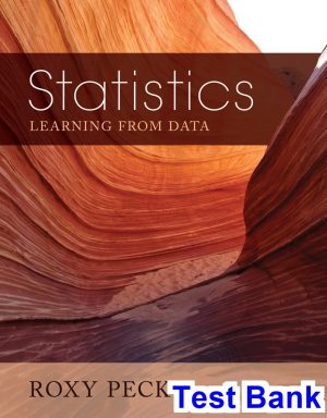 test bank for preliminary edition of statistics learning from data 1st edition by roxy peck