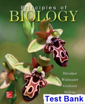 test bank for principles of biology 1st edition by brooker