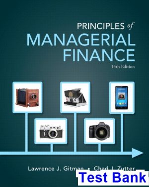 test bank for principles of managerial finance 14th edition by gitman