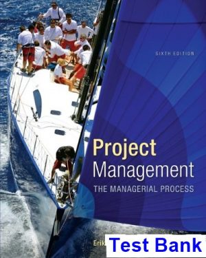 test bank for project management the managerial process 6th edition by larson