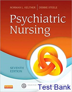 test bank for psychiatric nursing 7th edition by keltner