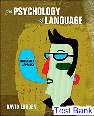 test bank for psychology of language an integrated approach 1st edition by luuden ibsn 9781452288802