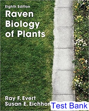 test bank for raven biology of plants 8th edition by evert ibsn 9781429219617