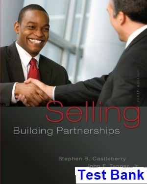 test bank for selling building partnerships 9th edition by castleberry