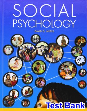 test bank for social psychology 11th edition by david myers