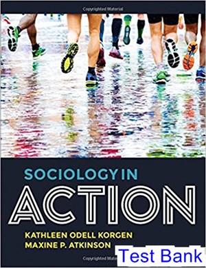 test bank for sociology in action 1st edition by korgen ibsn 9781506345901