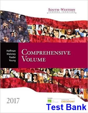 test bank for south western federal taxation 2017 comprehensive 40th edition by hoffman