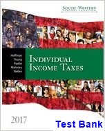 test bank for south western federal taxation 2017 individual income taxes 40th edition by hoffman