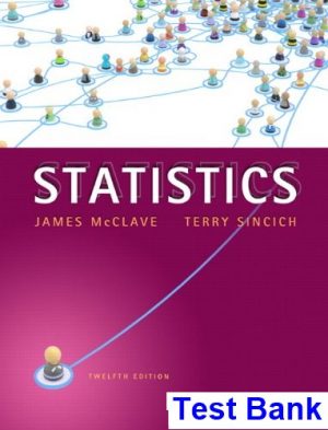 test bank for statistics 12th edition by mcclave