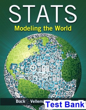 test bank for stats modeling the world 4th edition by bock
