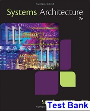 test bank for systems architecture 7th edition by burd