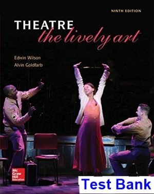 test bank for theatre the lively art 9th edition by wilson