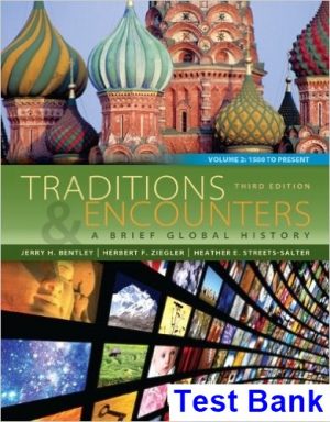test bank for traditions and encounters 3rd edition by bentley