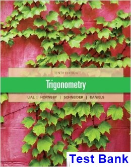 test bank for trigonometry 10th edition by lial