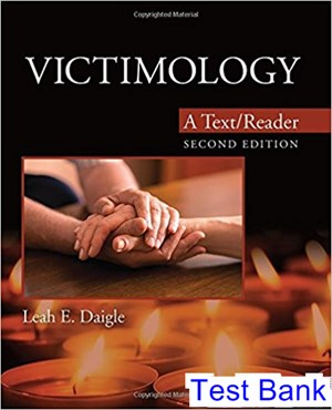 test bank for victimology a text reader 2nd edition by daigle ibsn 9781506345215