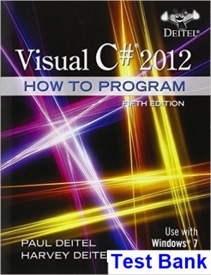test bank for visual c 2012 how to program 5th edition by deitel