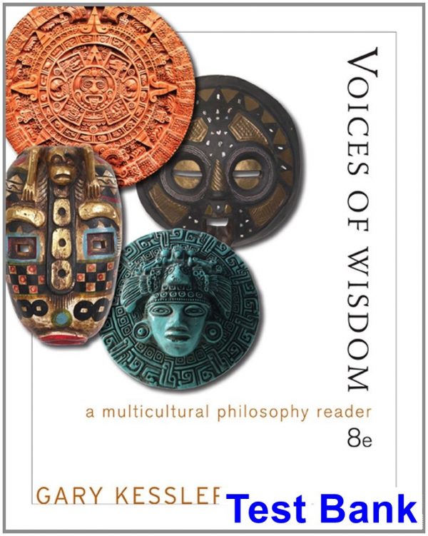test bank for voices of wisdom a multicultural philosophy reader 8th edition by kessler